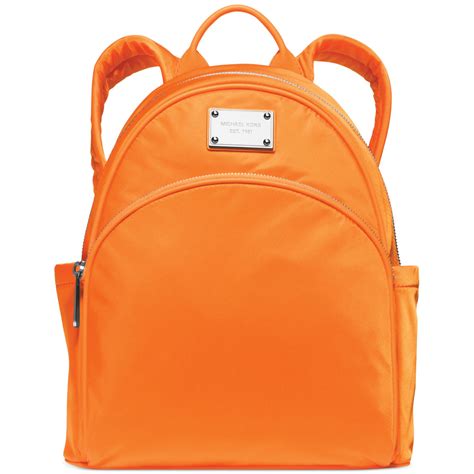 michael kors limited edition bag orange|Michael Kors orange backpack.